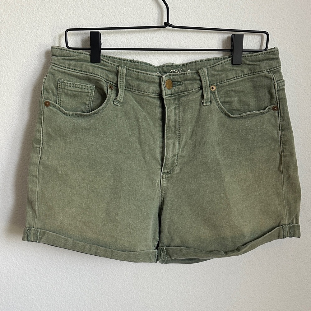 Universal Thread Olive Green Denim Shorts